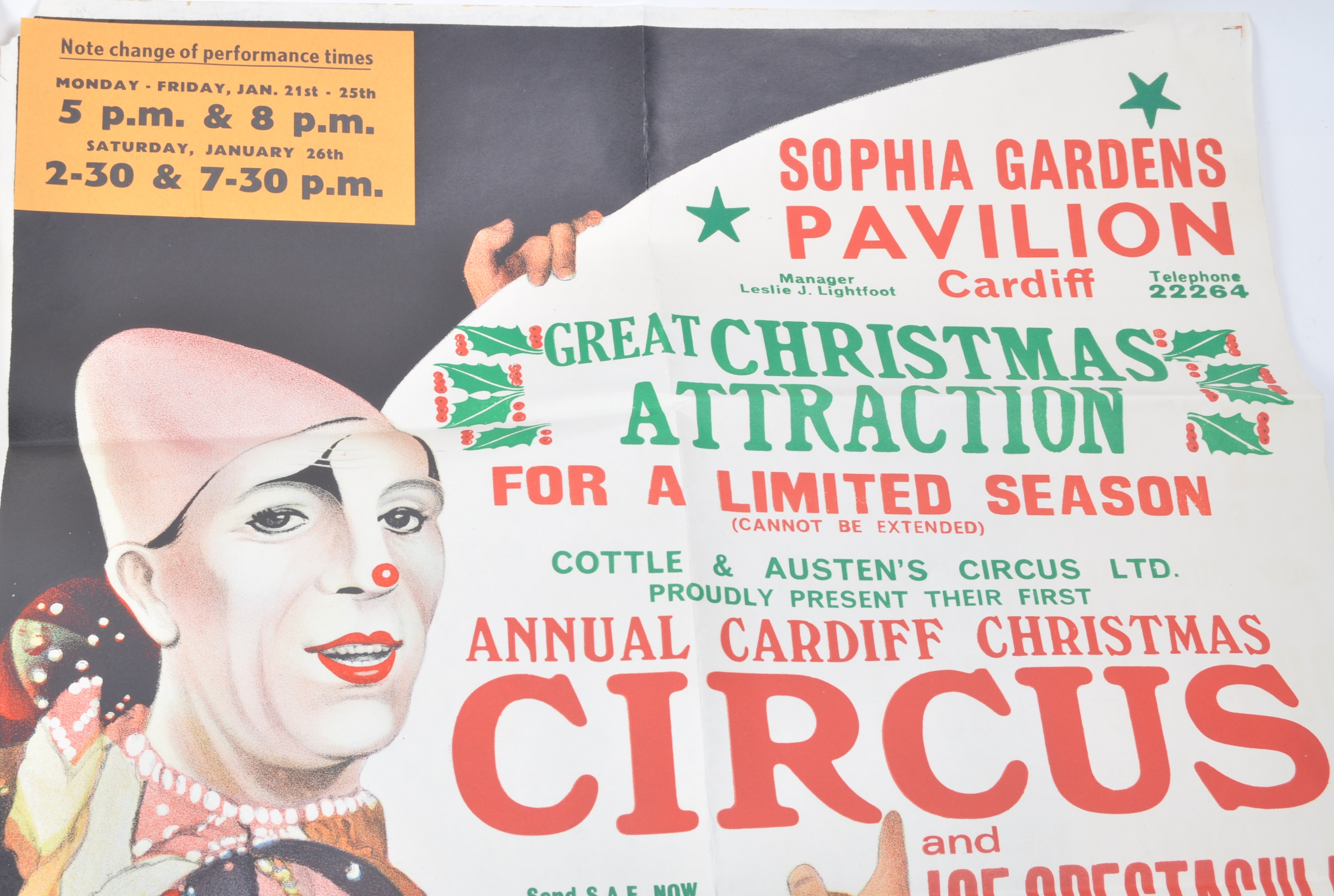 COTTLE & AUSTEN'S CIRCUS - VINTAGE ADVERTISING POSTERS - Image 4 of 4