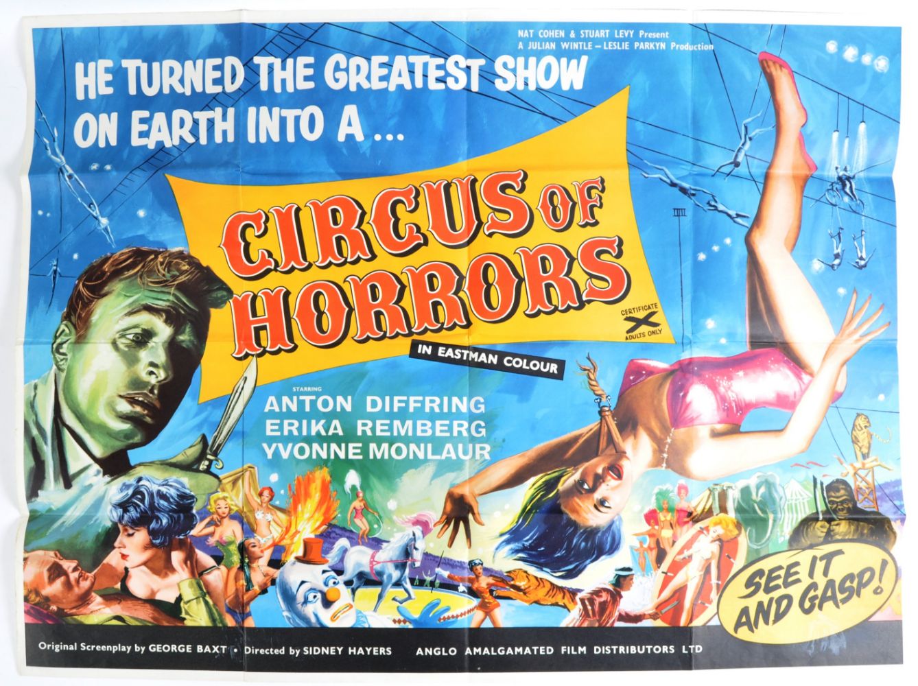 Entertainment Memorabilia, Autographs & Vinyl Auction - Including The Webb Collection Of Circus Posters & Memorabilia