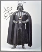 STAR WARS - DAVE PROWSE & JAMES EARL JONES RARE DUAL SIGNED PHOTO
