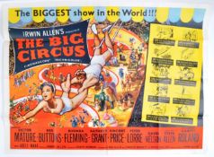 THE BIG CIRCUS (1959) - ORIGINAL BRITISH QUAD CINEMA POSTER