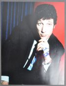 SIR TOM JONES - WELSH SINGER - AUTOGRAPHED 16X12" COLOUR PHOTO