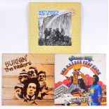 REGGAE - GROUP OF THREE ALBUMS INCLUDING THE WAILERS BURNIN