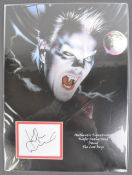 KIEFER SUTHERLAND - THE LOST BOYS - AUTOGRAPHED 16X12" DISPLAY