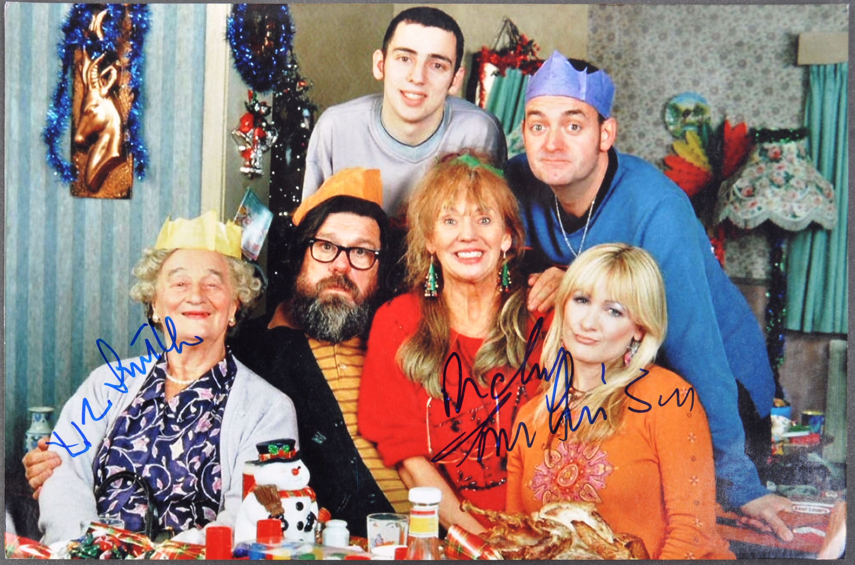 THE ROYLE FAMILY - BBC SITCOM - DUAL SIGNED 8X12" PHOTO