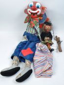 TWO VINTAGE BRITISH MADE PELHAM PUPPETS