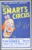 BILLY SMART'S CIRCUS - ORIGINAL 1960S ADVERTISING POSTER