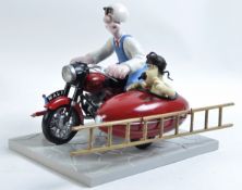 AARDMAN ANIMATIONS - WALLACE & GROMIT - RARE 1/1 SCALE FIGURINE