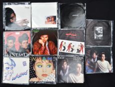 WHAM AND RELATED - GROUP OF ELEVEN 12" VINYL SINGLES