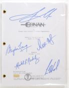 CONAN THE BARBARIAN (2011) - CELEBRITY AUTHENTICS CAST SIGNED SCRIPT