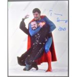 SUPERMAN - TERENCE STAMP - AUTOGRAPHED 8X10" PHOTOGRAPH