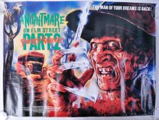 A NIGHTMARE ON ELM STREET 2 (1985) - ORIGINAL QUAD POSTER