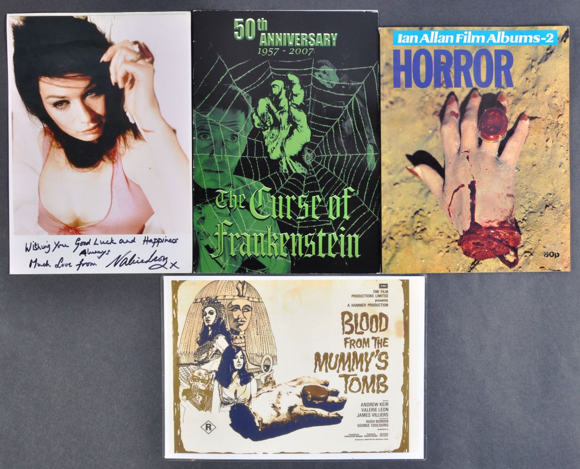 COLLECTION OF VALERIE LEON - HAMMER HORROR MEMORABILIA