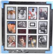 SIR STIRLING MOSS - FORMULA 1 - AUTOGRAPH PRESENTATION DISPLAY