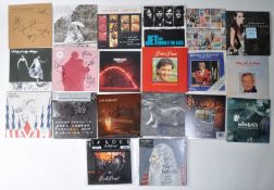 MUSIC AUTOGRAPHS - COLLECTION OF X20 SIGNED VINYL RECORDS