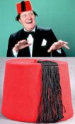 TOMMY COOPER - ICONIC PERSONALLY WORN RED FEZ