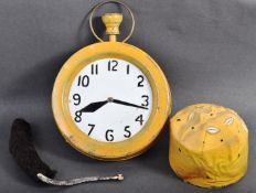 MAGIC TRICK - VINTAGE JAPANESE TINPLATE OVERSIZED POCKET WATCH TRICK