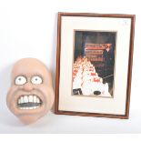 AARDMAN ANIMATIONS - ANGRY KID - PRODUCTION USED MASK & PHOTO