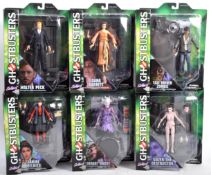 COLLECTION OF X6 DIAMOND SELECT TOYS GHOSTBUSTERS FIGURES