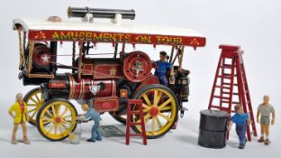 HAND BUILT 1/18 SCALE CIRCUS FUN FAIR VEHICLE / MODEL STEAM WAGON