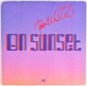 SIGNED PAUL WELLER ON SUNSET COLOURED VINYL RECORD ALBUM