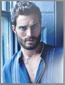 JAMIE DORNAN - FIFTY SHADES OF GREY - SIGNED 11X14" COLOUR PHOTO