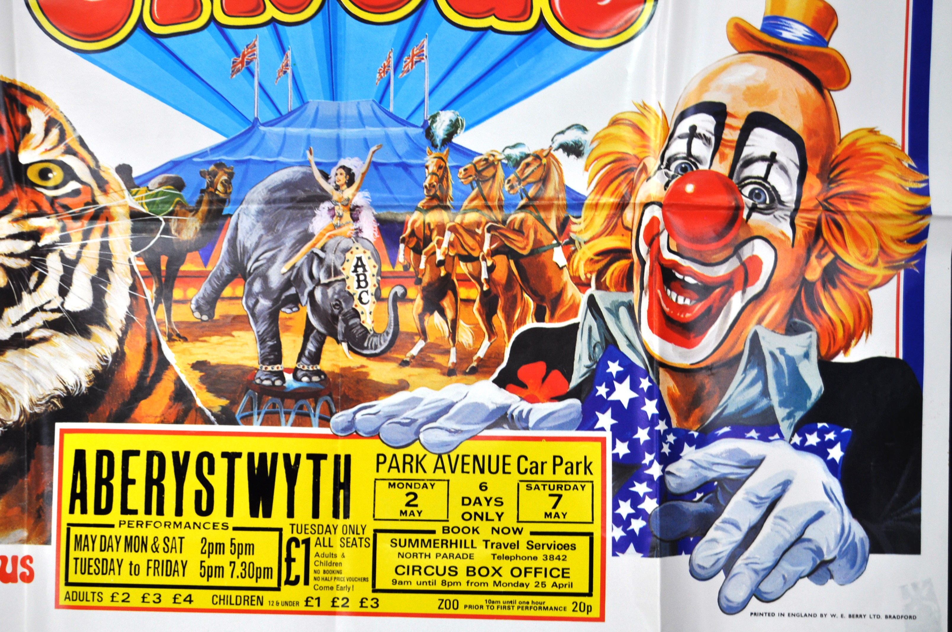 AUSTEN BROS CIRCUS - 1980S - COLLECTION OF ORIGINAL POSTERS - Image 3 of 3