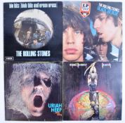 GROUP OF FOUR ROCK ALBUMS INCLUDING STONES, URIAH, NAZARETH