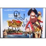 AARDMAN ANIMATIONS - THE PIRATES (2012) - CAST SIGNED PHOTOGRAPH