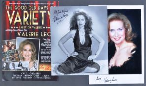 COLLECTION OF VALERIE LEON - SIGNED PHOTOGRAPHS