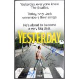 YESTERDAY (2019) - THE BEATLES - AUTOGRAPHED 18X12" POSTER