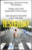 YESTERDAY (2019) - THE BEATLES - AUTOGRAPHED 18X12" POSTER