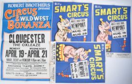 CIRCUS POSTERS - COLLECTION OF VINTAGE 1970S POSTERS