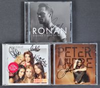 COLLECTION OF ASSORTED POP MUSIC SIGNED CD ALBUMS