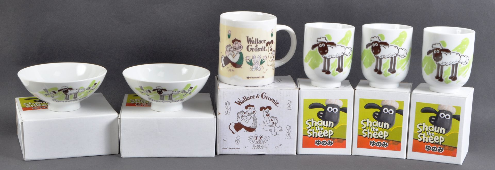 COLLECTION OF AARDMAN ANIMATIONS KITCHENWARE ITEMS