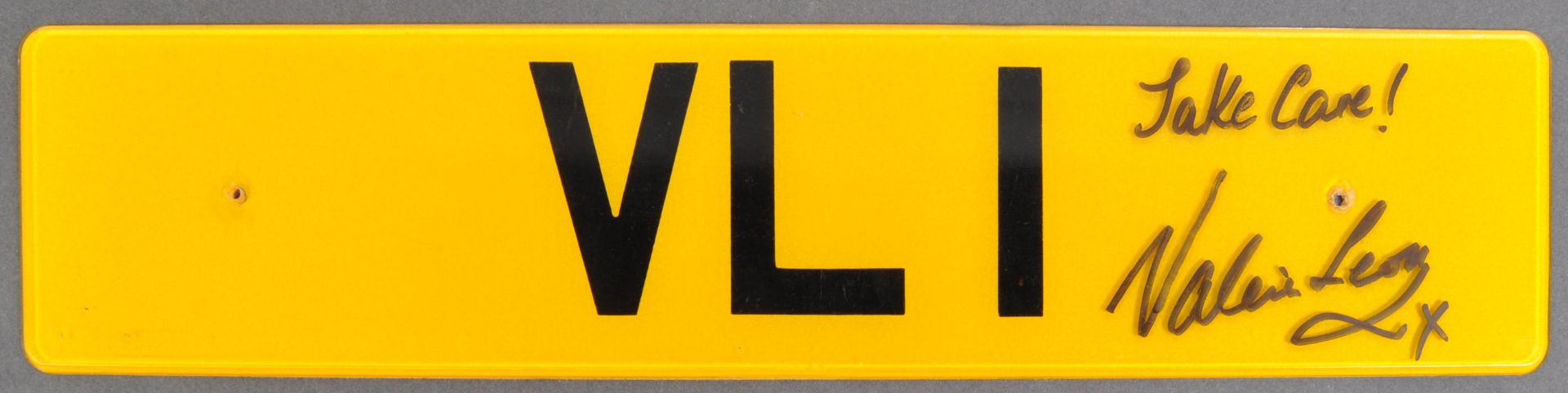 COLLECTION OF VALERIE LEON - MS LEON'S PERSONAL NUMBERPLATE