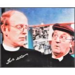 FRANK WILLIAMS - DADS ARMY - AUTOGRAPHED 8X10" COLOUR PHOTO