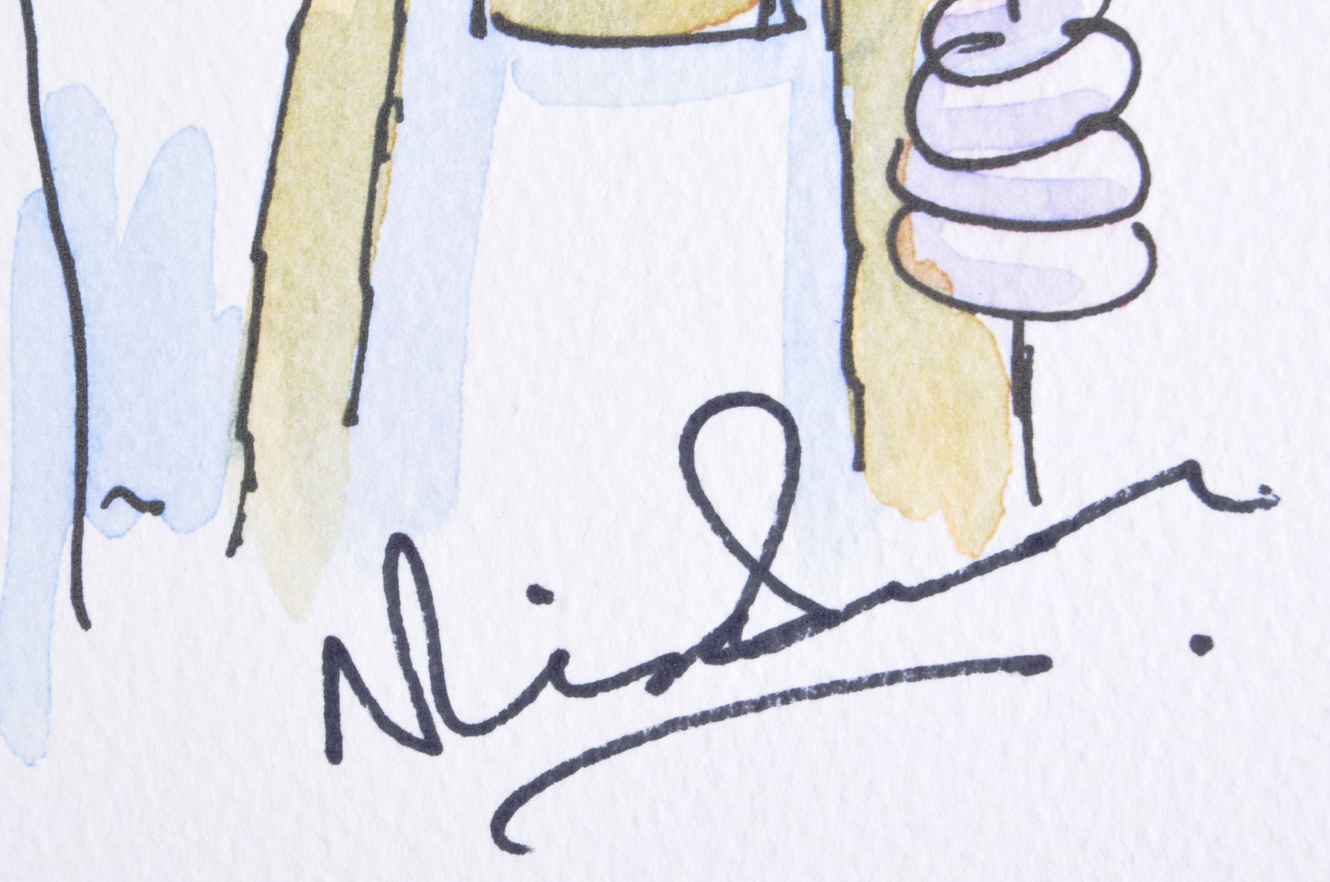 AARDMAN ANIMATIONS - WALLACE & GROMIT - NICK PARK SIGNED ARTWORK - Image 3 of 3