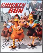 AARDMAN ANIMATIONS - CHICKEN RUN (2000) - JULIA SAWALHA SIGNED PHOTO