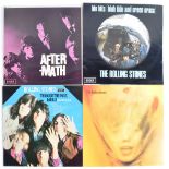 THE ROLLING STONES GROUP OF FOUR VINYL RECORD ALBUMS