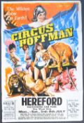 CIRCUS HOFFMAN - 1972 - ORIGINAL VINTAGE CIRCUS ADVERTISING POSTER