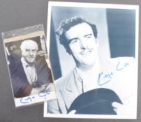 GEORGE COLE - MINDER - AUTOGRAPHED PHOTOGRAPHS