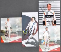 FORMULA 1 AUTOGRAPHS - COLLECTION OF X4 SIGNED PHOTOS