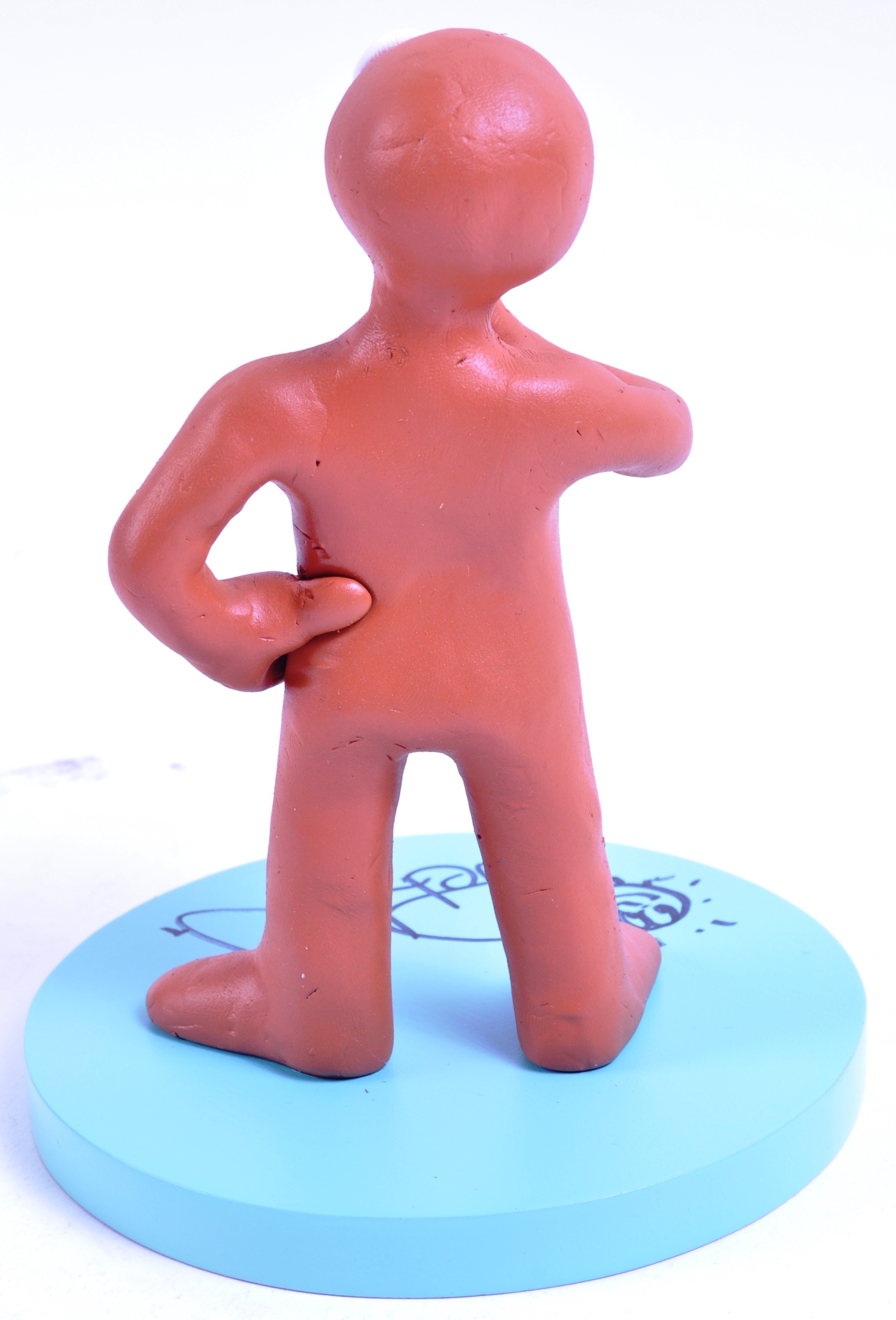 AARDMAN ANIMATIONS - MORPH - SIGNED MORPH STATUE WITH SKETCH - Image 4 of 4