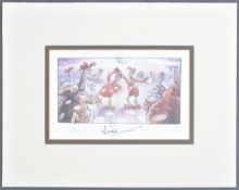 AARDMAN ANIMATIONS - CHICKEN RUN (2000) - OFFICIAL SIGNED PRINT