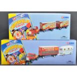 TWO BOXED CORGI CLASSICS CHIPPERFIELDS CIRCUS DIECAST MODELS