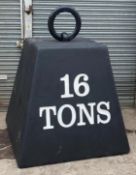 MONTY PYTHON THEMED HUGE ' 16 TON WEIGHT ' PROP REPLICA