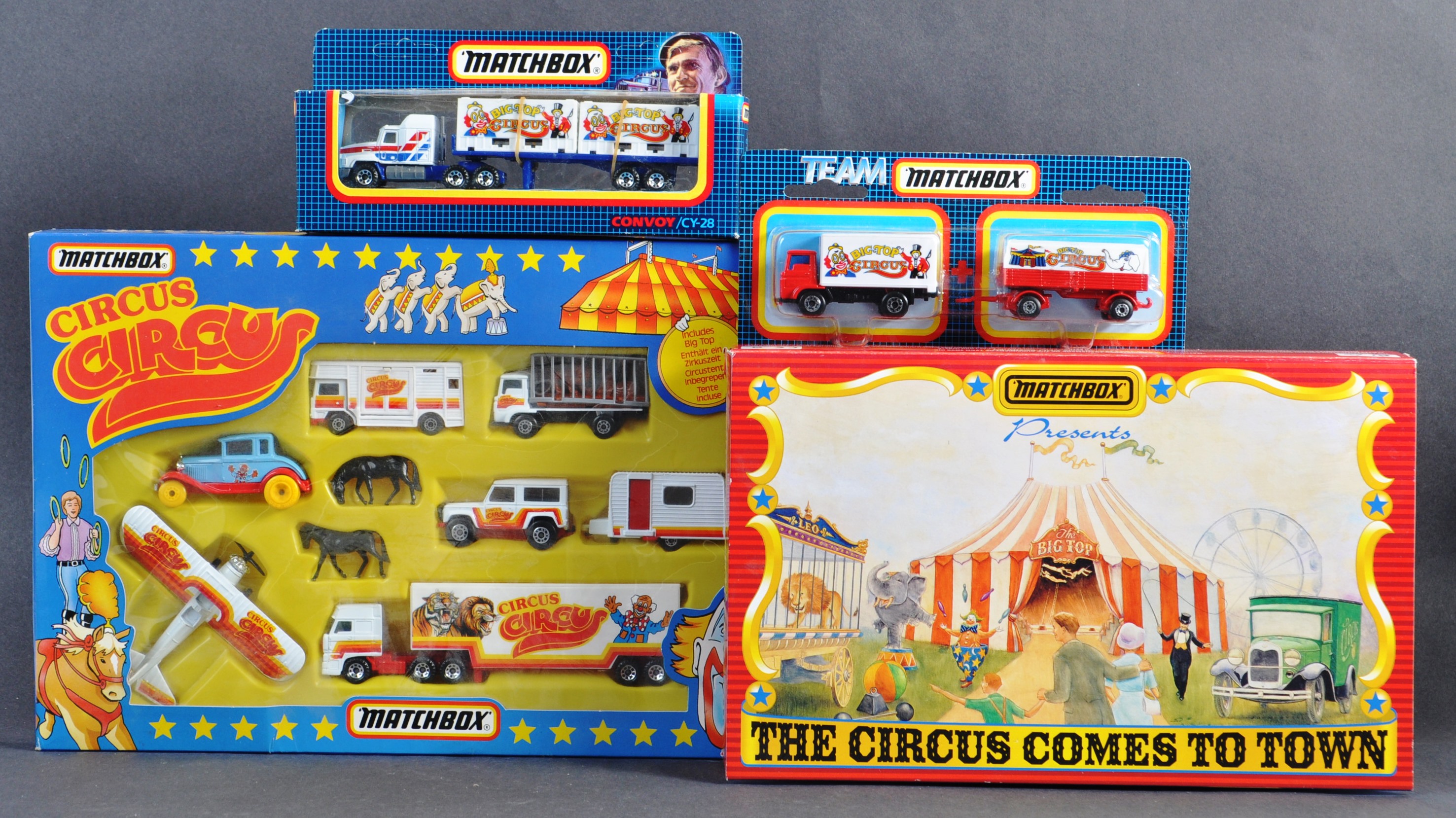 COLLECTION OF MATCHBOX CIRCUS RELATED DIECAST MODELS