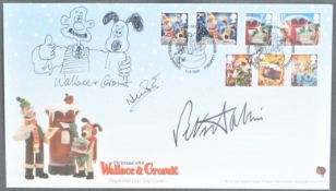AARDMAN ANIMATIONS - WALLACE & GROMIT - SALLIS & PARK SIGNED COVER