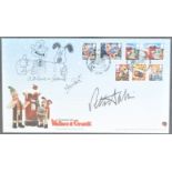 AARDMAN ANIMATIONS - WALLACE & GROMIT - SALLIS & PARK SIGNED COVER