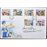 POSTMAN PAT - JOHN CUNLIFFE - AUTOGRAPHED FIRST DAY COVER